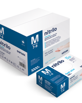 GUANTE DE NITRILO AZUL DE 5,5Grs