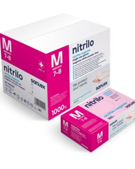 GUANTE NITRILO MAGENTA 3,5Grs