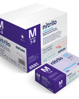 GUANTE NITRILO PURPURA 3,5grs