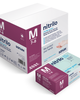 GUANTE NITRILO VERDE 3,5grs