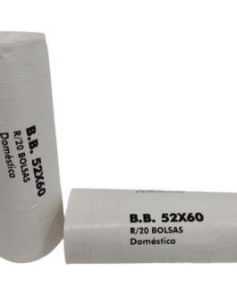 BOLSA BASURA 52X60 BLANCA. G-60