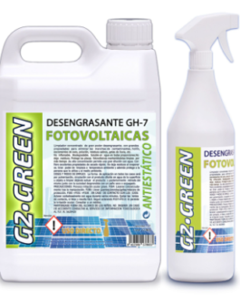 Desengrasante concentrado paneles solares GH-7 fotovoltaicas